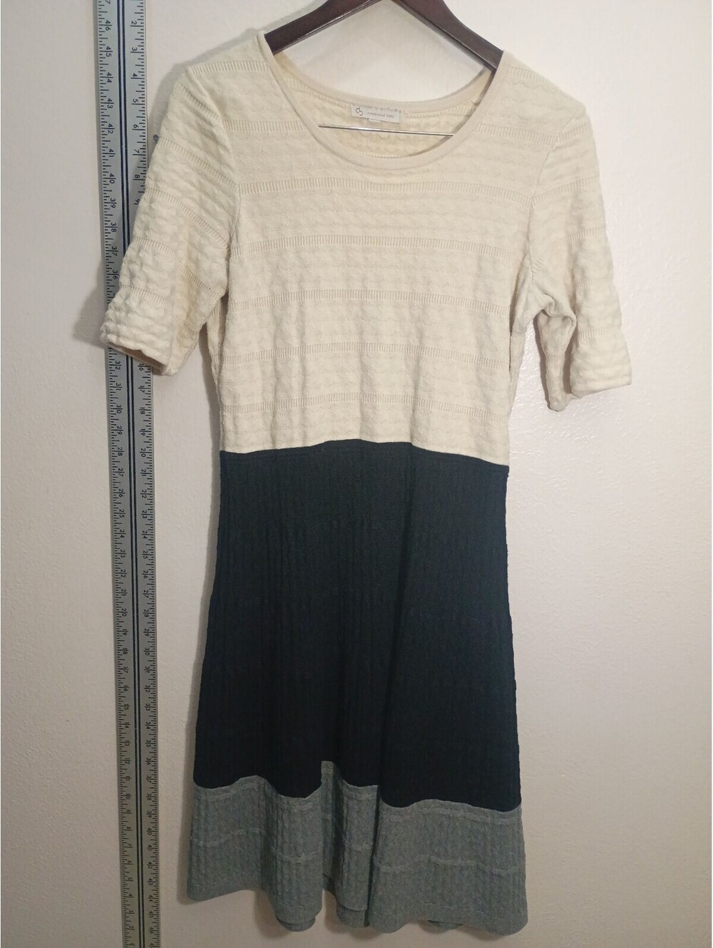 cb established 1962 Colorblock Knit Dress Size Large